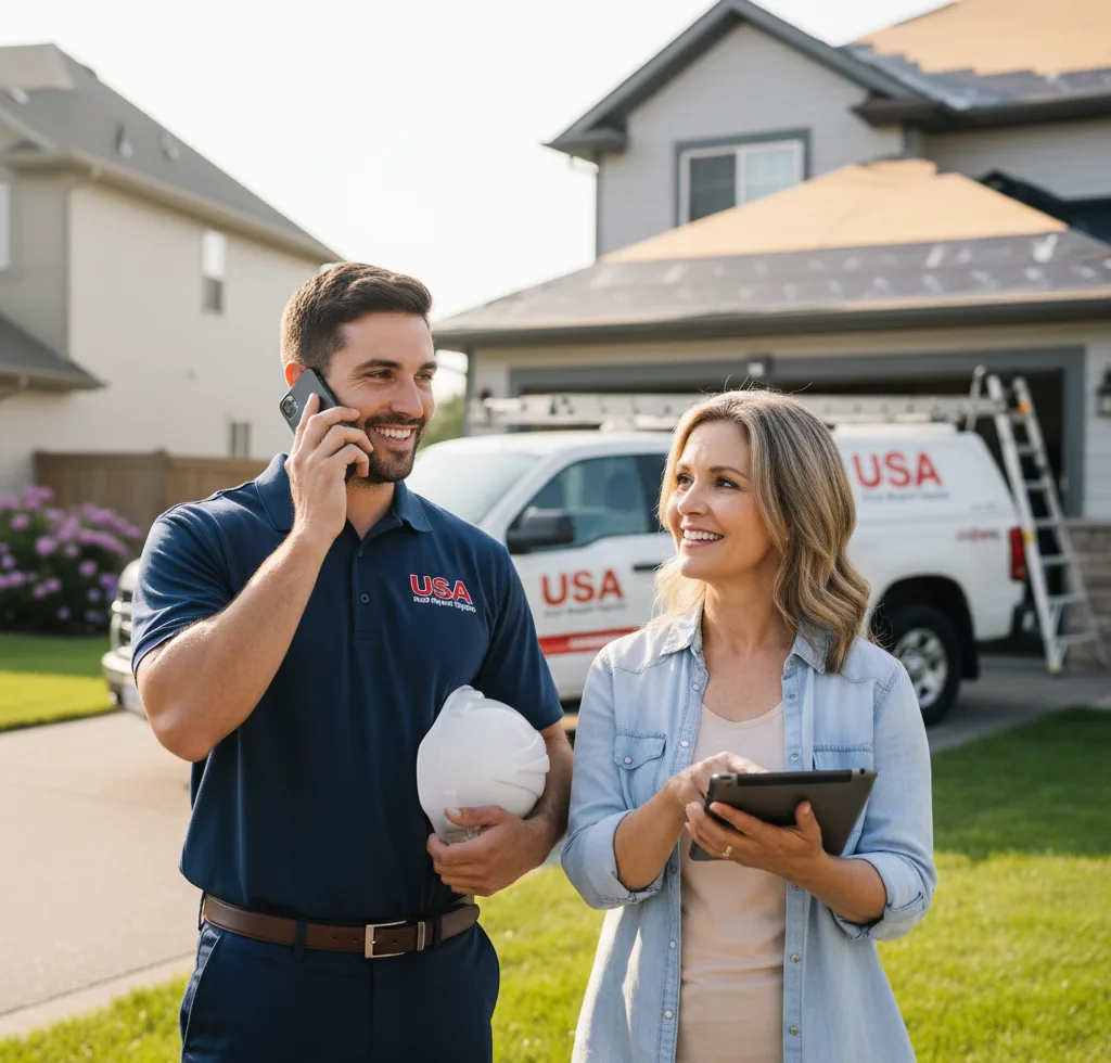 USA Roof Repair Experts customer support in Terre Haute